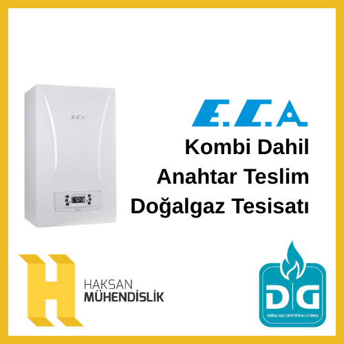 ECA Kombi Dahil Doğalgaz Tesisatı