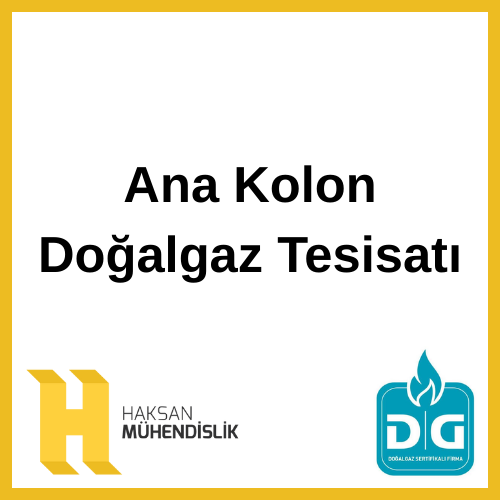 Ana Kolon Doğalgaz Tesisatı
